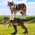 恐龙抗狼吞噬生存手机版下载-恐龙抗狼吞噬生存
