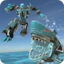 鲨鱼机器人无限金币钻石-鲨鱼机器人无限金币钻石版下载无敌