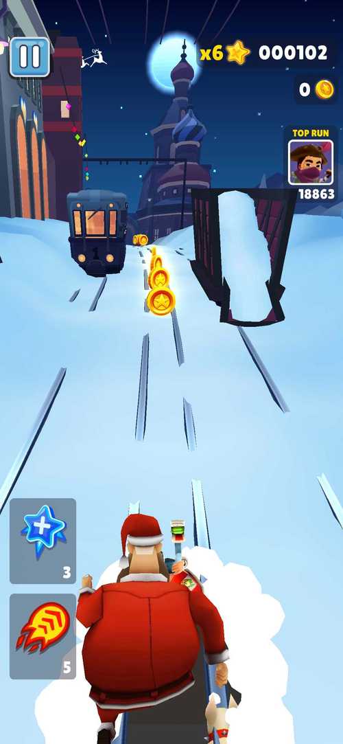 地铁跑酷圣彼得堡雪地国际服免费正版