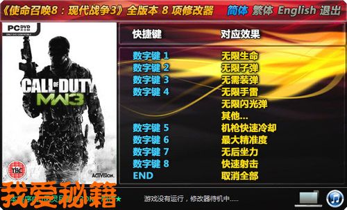 使命召唤8修改器使命召唤8修改器网盘下载