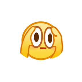 QQ小黄脸吃元宝的表情