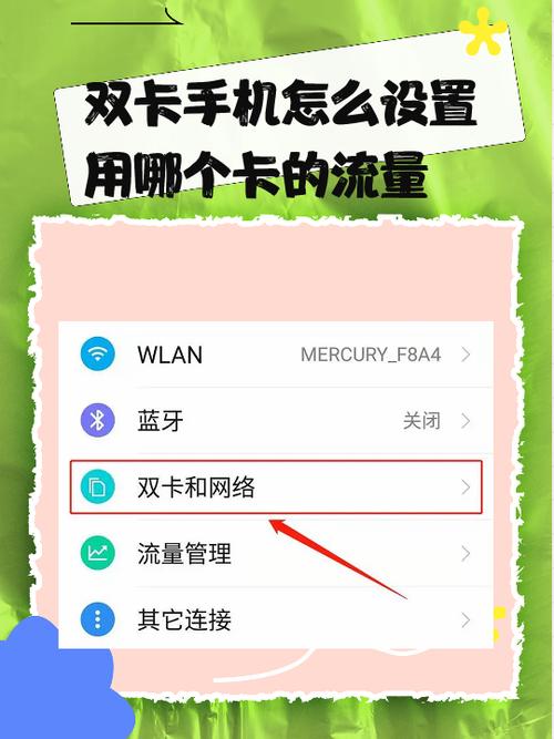 手机双卡怎么切换流量使用图标